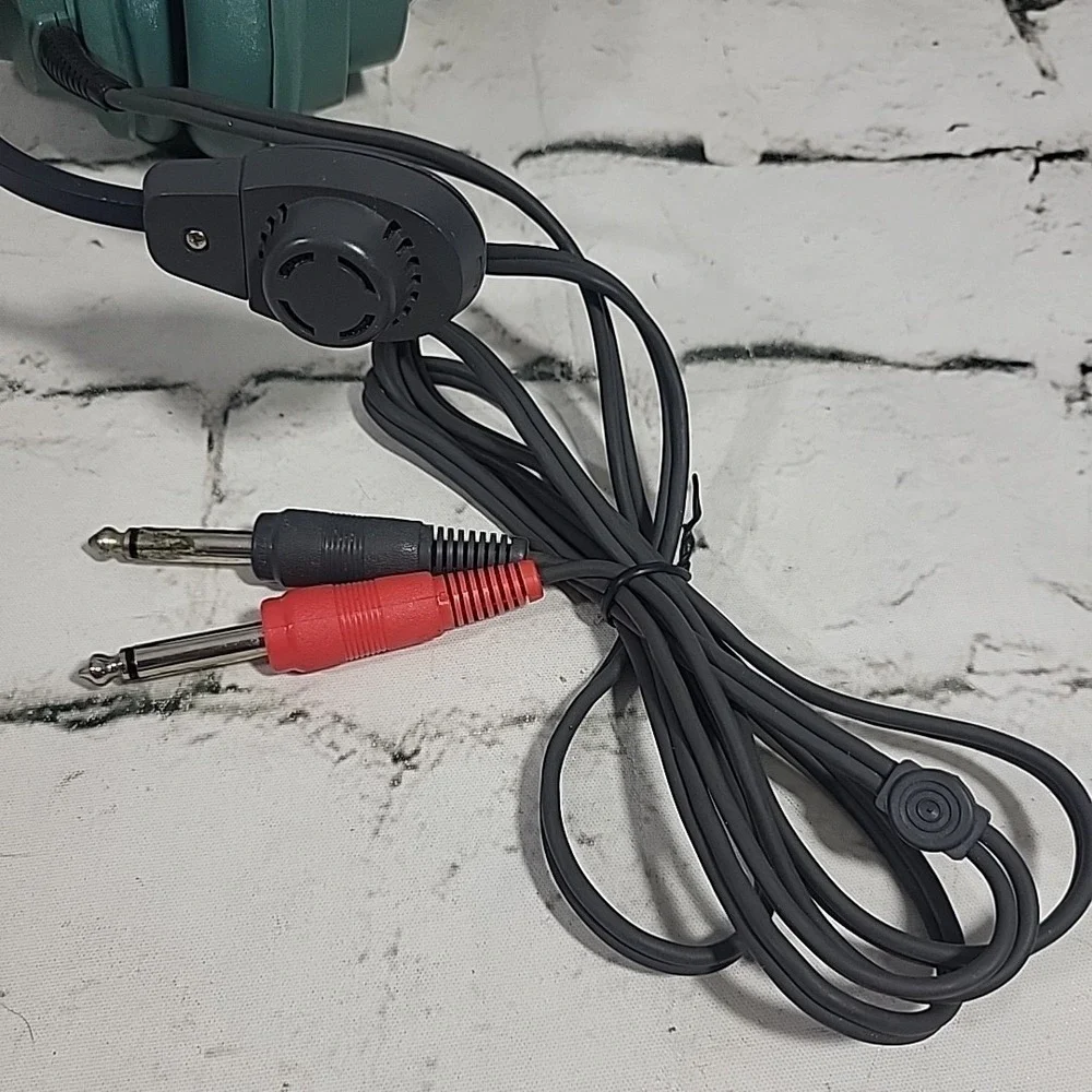 Vintage Bell And Howell Mono‎ Headset Mic Headphones Heavy Duty